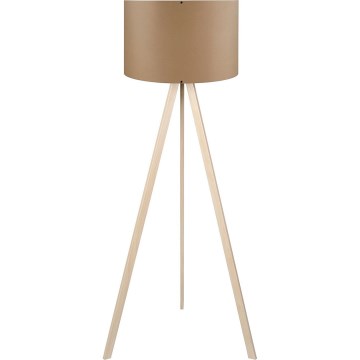 Stoječa lampa AYD 1xE27/40W/230V rjava/bežna