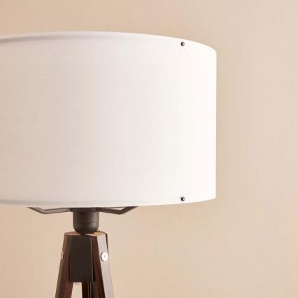 Stoječa lampa AYD 1xE27/40W/230V rjava/bežna