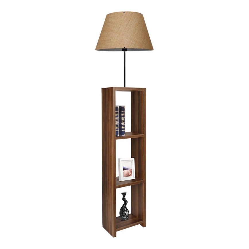 Stoječa lampa AYD 1xE27/40W/230V rjava