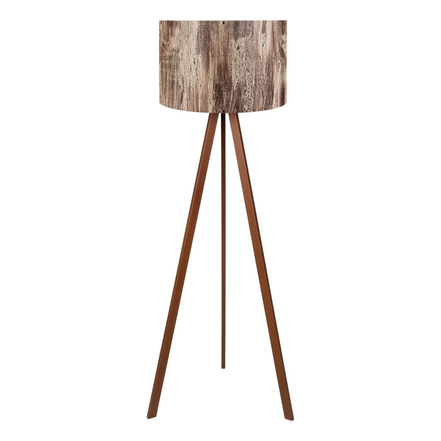 Stoječa lampa AYD 1xE27/40W/230V rjava