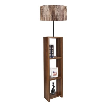 Stoječa lampa AYD 1xE27/40W/230V rjava