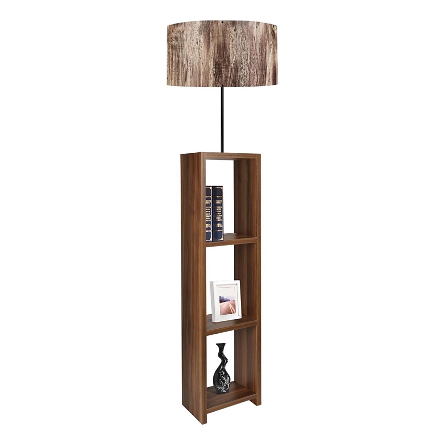 Stoječa lampa AYD 1xE27/40W/230V rjava