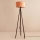 Stoječa lampa AYD 1xE27/40W/230V rjava/oranžna