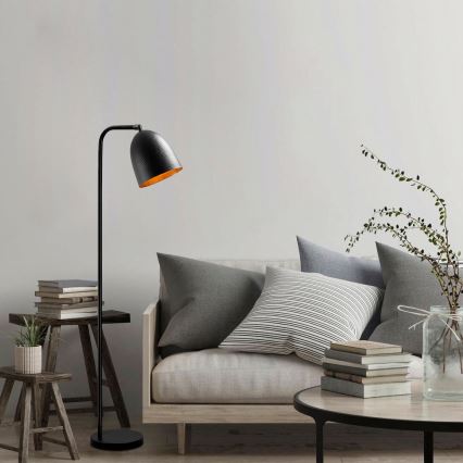 Stoječa lampa TATTOO 1xE27/40W/230V črna