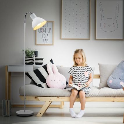 Stoječa svetilka 1xE27/25W/230V bela