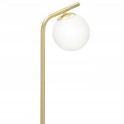 Stoječa svetilka 1xE27/40W/230V zlata/bela