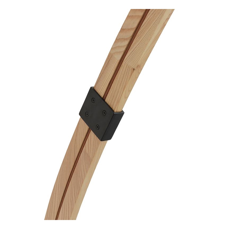 Stoječa svetilka 1xE27/60W/230V jasen/črna