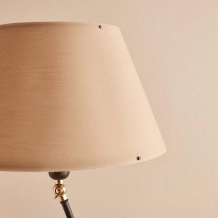 Stoječa svetilka AYD 1xE27/40W/230V črna/rjava