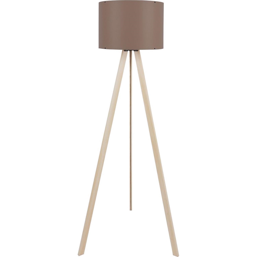 Stoječa svetilka AYD 1xE27/40W/230V rjava/bežna