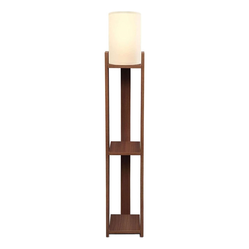 Stoječa svetilka AYD 1xE27/40W/230V rjava/kremna