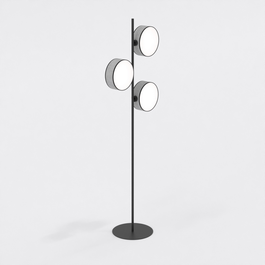 Stoječa svetilka DRUMZ 3xE14/10W/230V siva