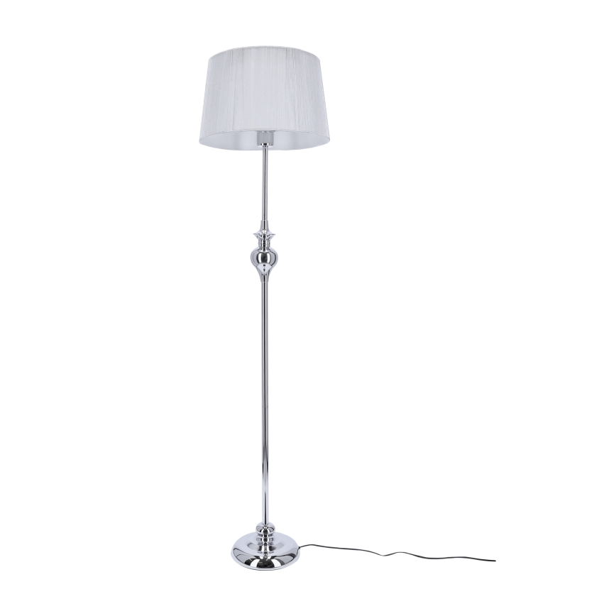 Stoječa svetilka GILLENIA 1xE27/60W/230V srebrna