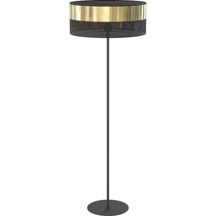 Stoječa svetilka LUX 1xE27/15W/230V črna/zlata