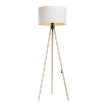 Stoječa svetilka STANDART 1xE27/60W/230V bela/bež