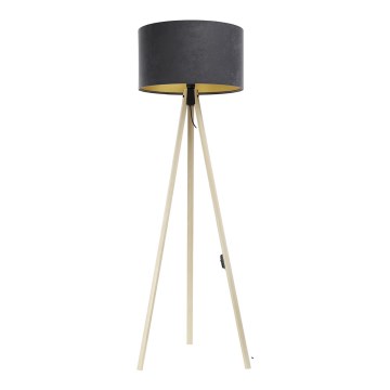 Stoječa svetilka STANDART 1xE27/60W/230V sivo/bež