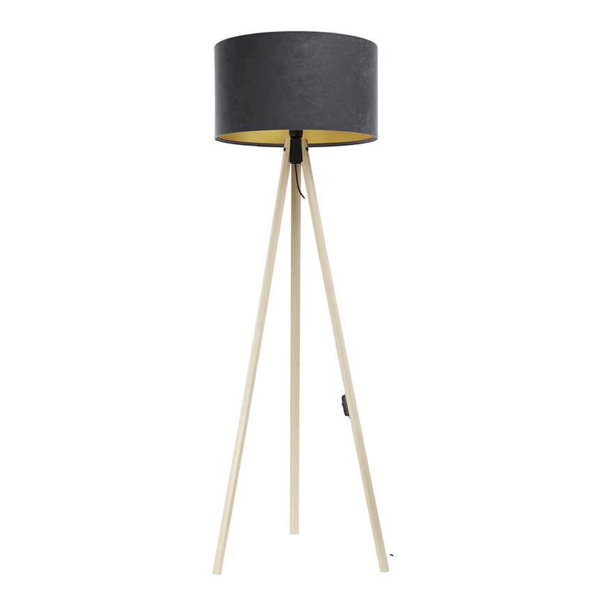 Stoječa svetilka STANDART 1xE27/60W/230V sivo/bež