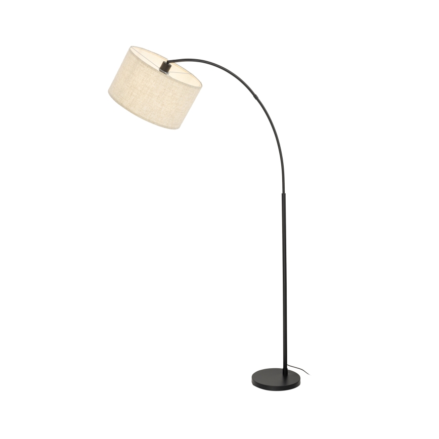 Stoječa svetilka ZENITH 1xE27/15W/230V črna/bežna