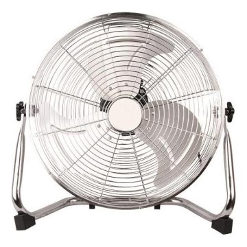 Stoječi ventilator 90W/230V, premer 40 cm, sijajni krom
