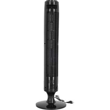 Stoječi ventilator LISSE 45W/230V 91,4 cm črna + Daljinski upravljalnik
