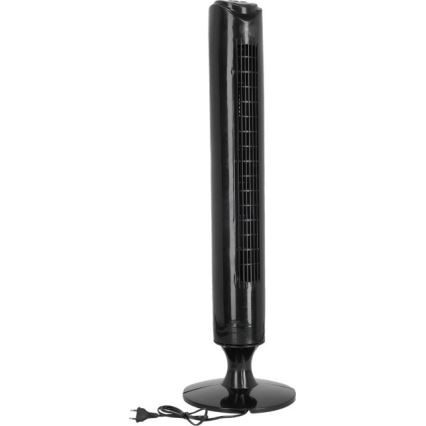 Stoječi ventilator LISSE 45W/230V 91,4 cm črna + Daljinski upravljalnik