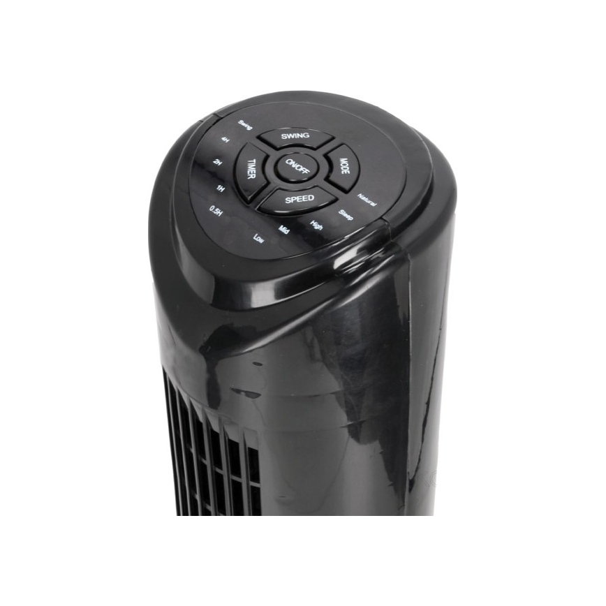 Stoječi ventilator LISSE 45W/230V 91,4 cm črna + Daljinski upravljalnik