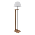 Stojna lampa AYD 1xE27/40W/230V bela/rjava