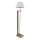 Stojna lampa AYD 1xE27/40W/230V bela/rjava