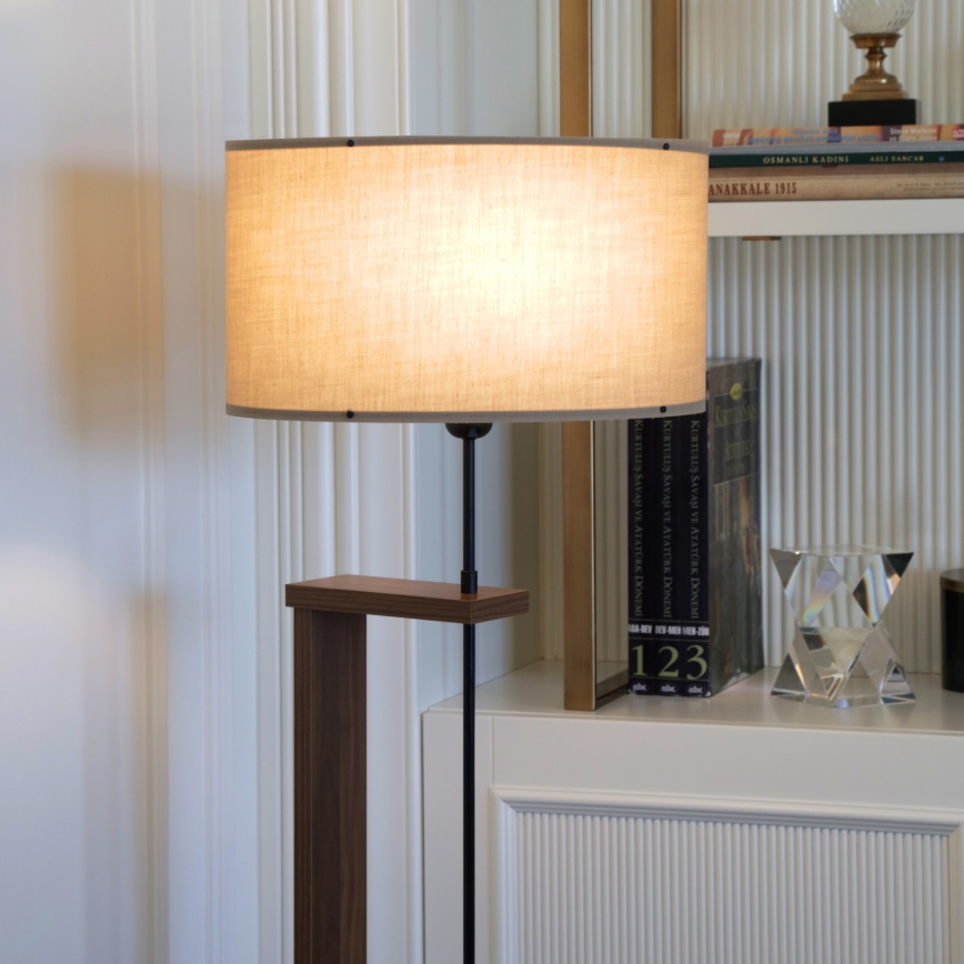 Stojna lampa AYD 1xE27/40W/230V bež/braon