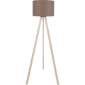 Stojna lampa AYD 1xE27/40W/230V rjava/bežna
