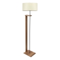 Stojna lampa AYD 1xE27/40W/230V rjava/kremasta