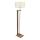 Stojna lampa AYD 1xE27/40W/230V rjava/kremasta