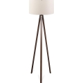 Stojna lampa AYD 1xE27/40W/230V rjava/kremna