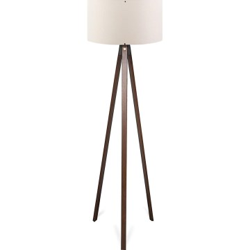 Stojna lampa AYD 1xE27/40W/230V rjava/kremna