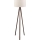 Stojna lampa AYD 1xE27/40W/230V rjava/kremna