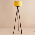 Stojna lampa AYD 1xE27/40W/230V rjava/oranžna