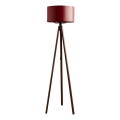 Stojna lampa AYD 1xE27/40W/230V rjava/rdeča