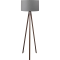 Stojna lampa AYD 1xE27/40W/230V rjava/siva