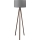 Stojna lampa AYD 1xE27/40W/230V rjava/siva
