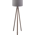 Stojna lampa AYD 1xE27/40W/230V rjava/siva