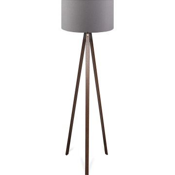 Stojna lampa AYD 1xE27/40W/230V rjava/siva