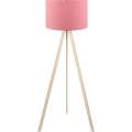 Stojna lampa AYD 1xE27/40W/230V roza/bež