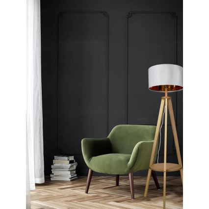 Stojna svetilka 1xE27/40W/230V bela