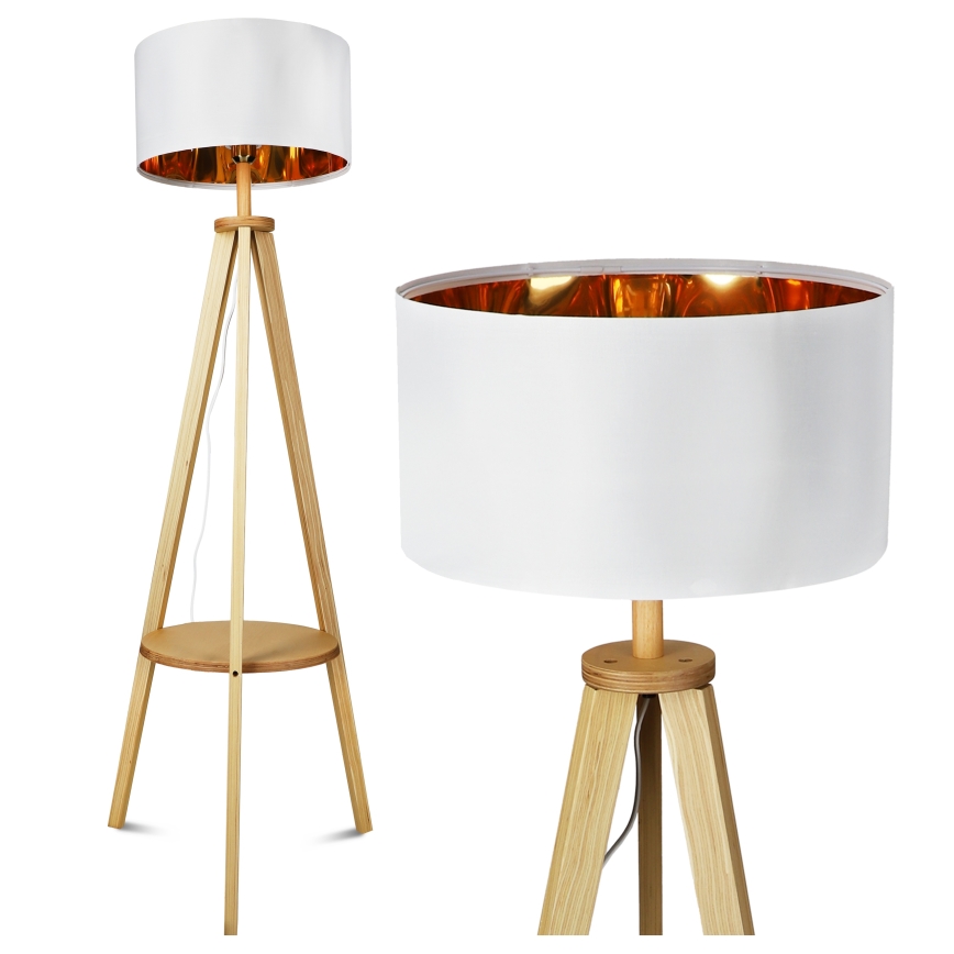 Stojna svetilka 1xE27/40W/230V bela