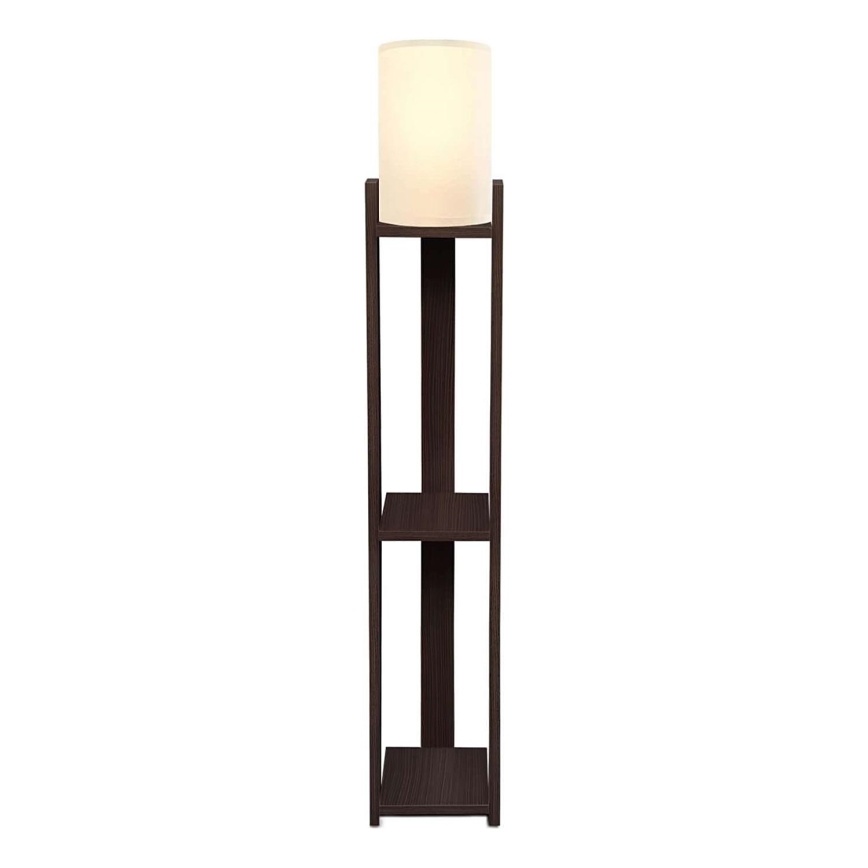 Stojna svetilka AYD 1xE27/40W/230V rjava/kremna