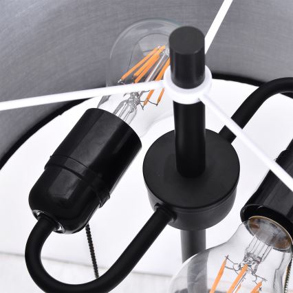 Stojna svetilka FOGO 2xE27/15W/230V črna