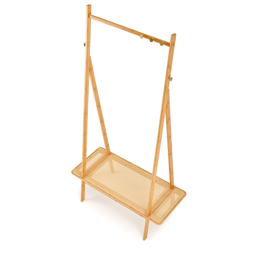 Stojni obešalnik 168x68 cm LEGNO ratan