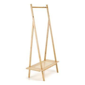 Stojni obešalnik LEGNO 168 x 68 cm iz ratana