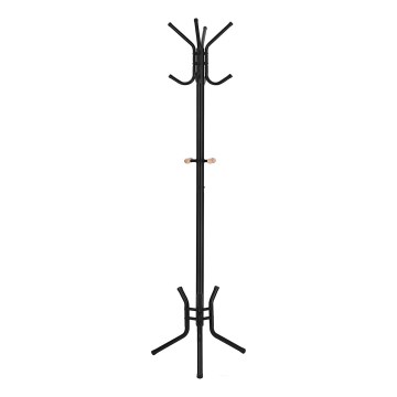 Stojni obešalnik LINEA, črn