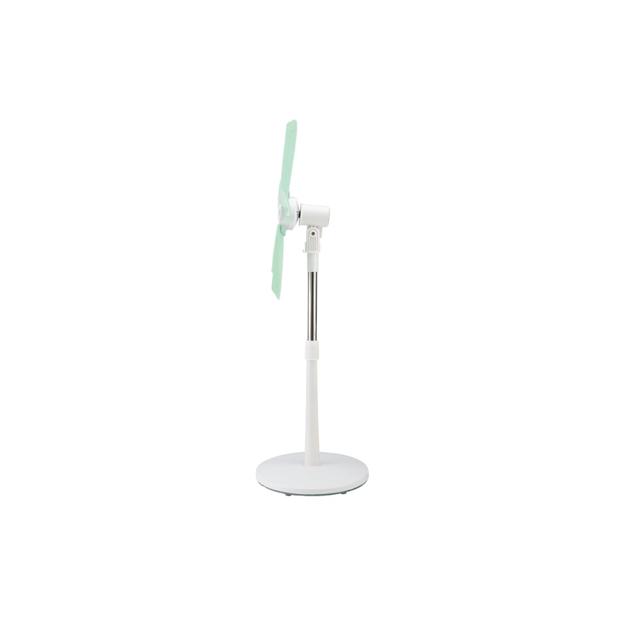 Stojni ventilator 15W/230V 100 cm bela/zelena