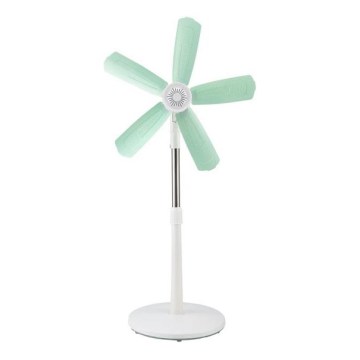 Stojni ventilator 15W/230V premer 50 cm bela/zelena